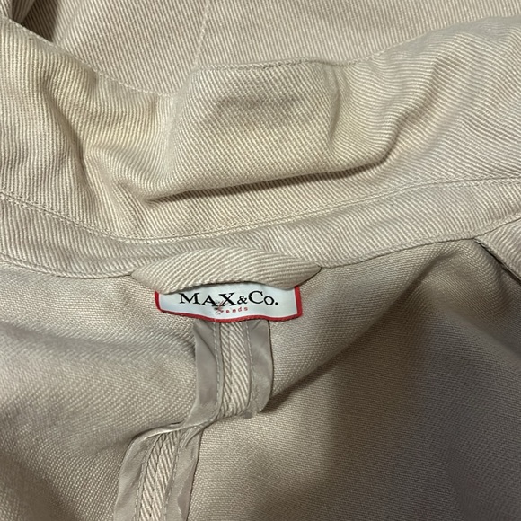 Max & Co Women's Beige Trench Coat NWOT - Picture 12 of 14